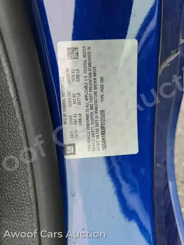 2015 Cadillac ATS 1G6AH1RX8F0125939 — Manheim auction photo 27