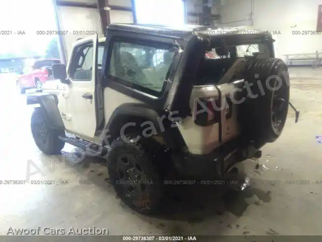 2019 Jeep Wrangler 1C4GJXAG1KW645451 — Iaai auction photo 3