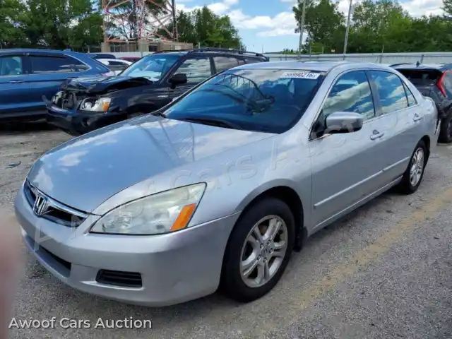 2007 Honda Accord 1HGCM56877A052727 — Copart auction photo 1
