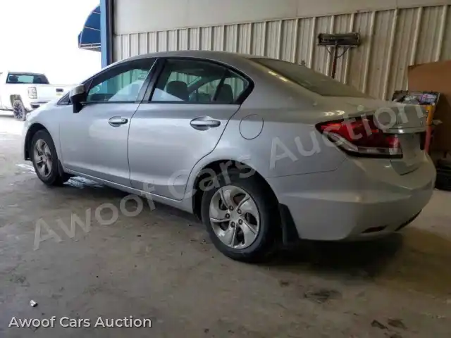 2013 Honda Civic 19XFB2F55DE292728 — Copart auction photo 2