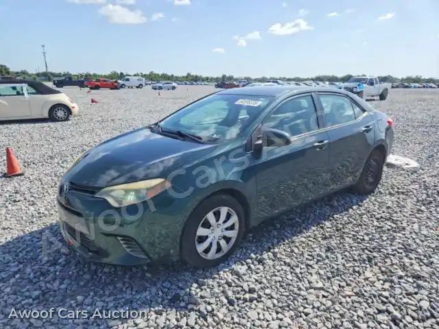 2015 Toyota Corolla 2T1BURHEXFC372316 — Copart auction photo 1