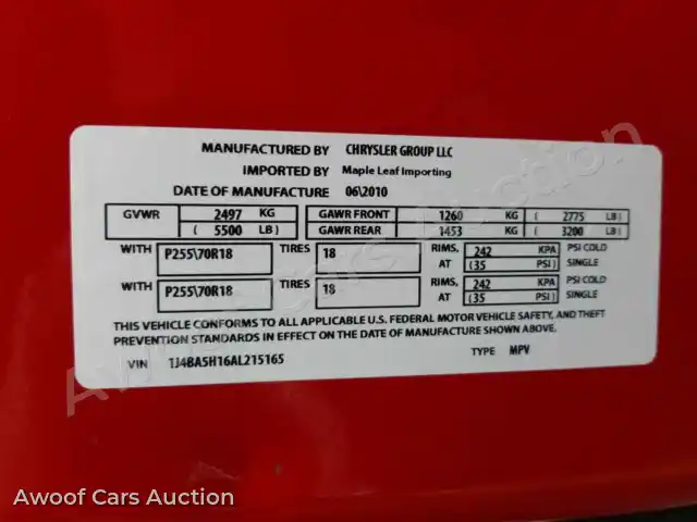 2010 Jeep Wrangler 1J4BA5H16AL215165 — Manheim auction photo 12