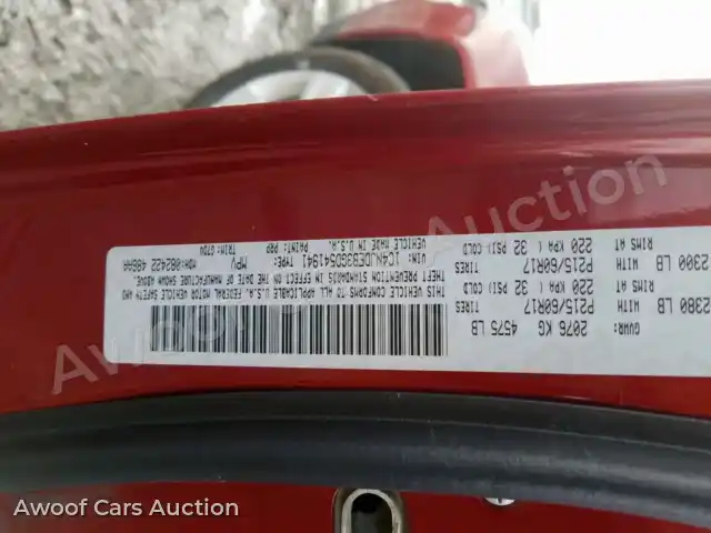 2016 Jeep Compass Latitude 1C4NJDEB3GD541941 — hoton gwanjo Copart na 10