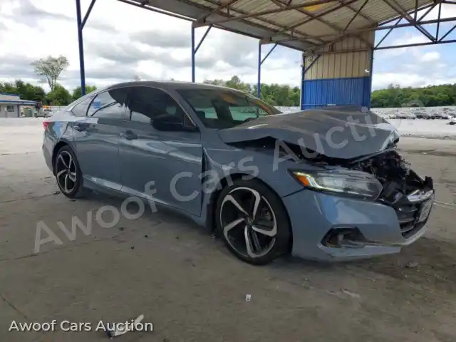 2021 Honda Accord 1HGCV1F30MA100395 — photo 4 de la vente Copart