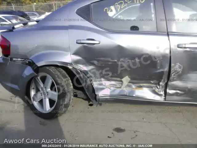 2013 Dodge Avenger 1C3CDZCB0DN662323 — Iaai auction photo 6