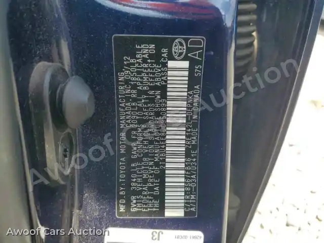 2013 Toyota Corolla 2T1BU4EE8DC950899 — Copart auction photo 12