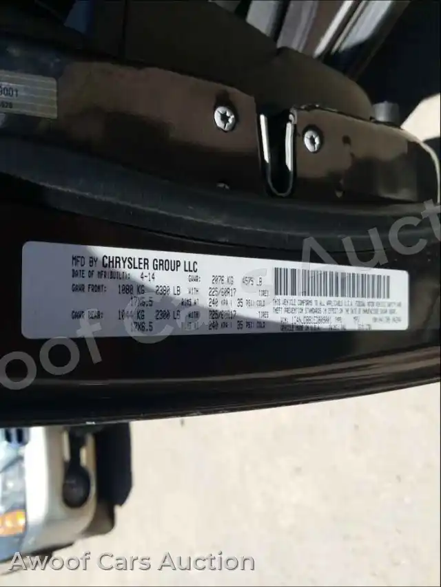 2014 Jeep Compass 1C4NJDBB1ED809001 — Copart auction photo 10