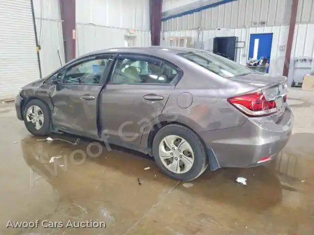 2013 Honda Civic 19XFB2F59DE238137 — Copart auction photo 2