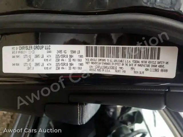 2014 Jeep Cherokee L 1C4PJLDS0EW163616 — Copart auction photo 10
