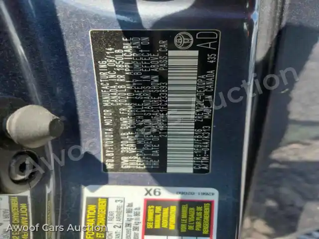 2015 Toyota Corolla 2T1BPRHE1FC233893 — Copart auction photo 12