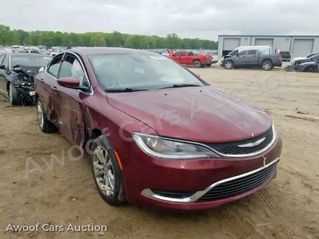 2016 Chrysler 200 1C3CCCAB0GN132456 — Copart auction photo 1