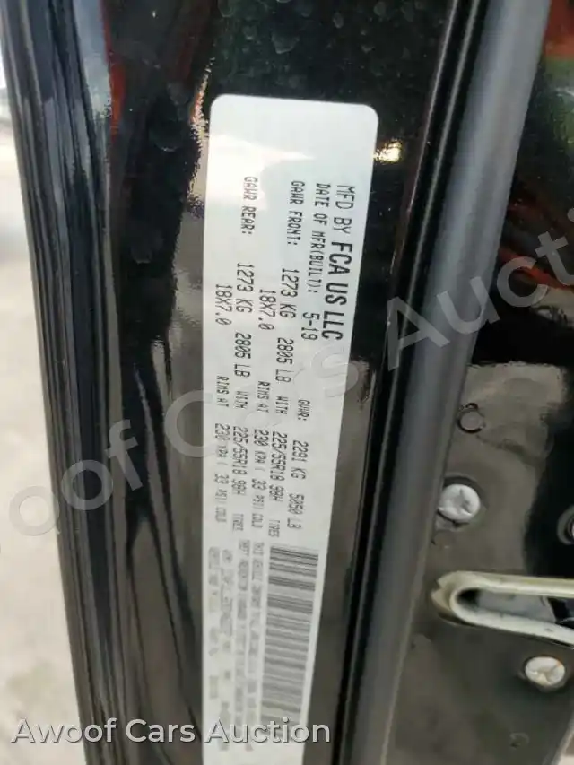 2019 Jeep Grand Cherokee 1C4PJLLB2KD462372 — Copart auction photo 10