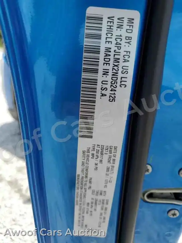 2022 Jeep Grand Cherokee 1C4PJLMX2ND524125 — Copart auction photo 13