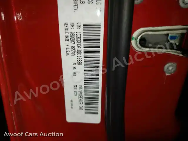 2013 Dodge Dart 1C3CDFCA1DD110938 — Copart auction photo 10