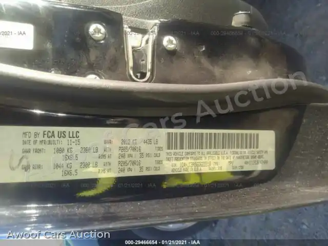 2016 Jeep Compass 1C4NJCBA5GD622218 — Iaai auction photo 9