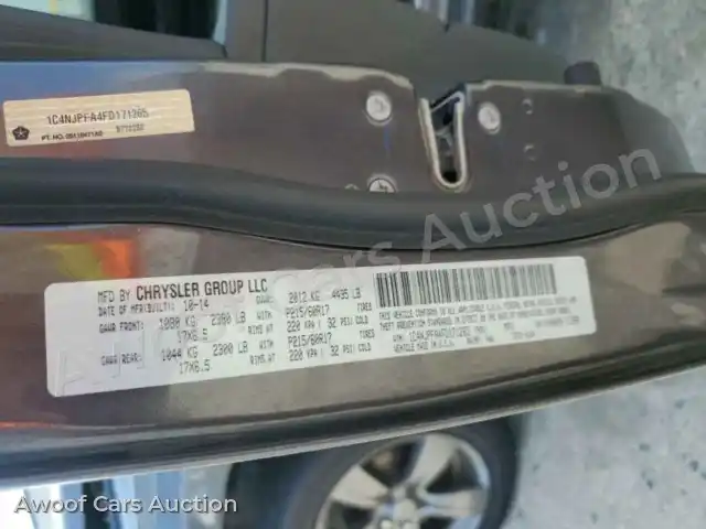 2015 Jeep Patriot 1C4NJPFA4FD171265 — Copart auction photo 12