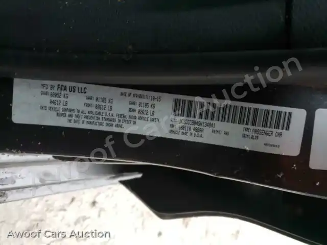 2016 Chrysler 200 1C3CCCBB4GN134841 — Copart auction photo 10