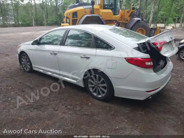 2016 Hyundai Sonata 5NPE34AF2GH436109 — Iaai auction photo 3