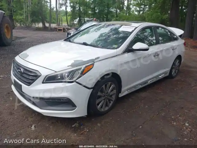 2016 Hyundai Sonata 5NPE34AF2GH436109 — Iaai auction photo 2
