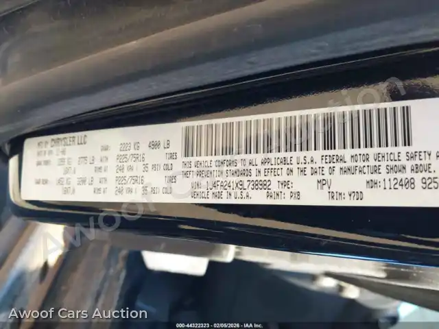 2009 Jeep Wrangler 1J4FA241X9L738982 — Iaai auction photo 9