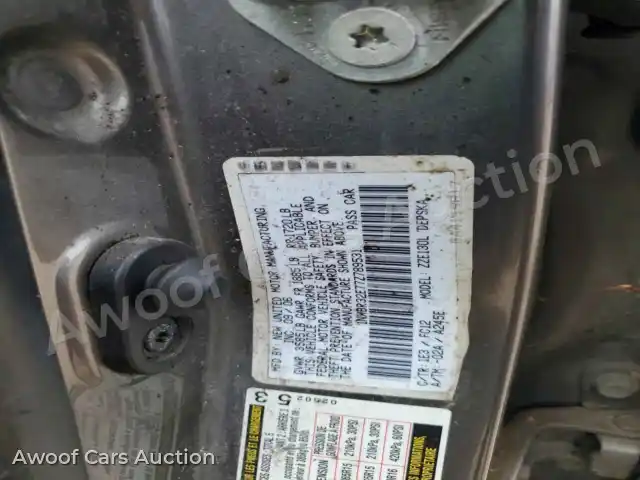 2007 Toyota Corolla 1NXBR32E77Z789531 — hoton gwanjo Copart na 12