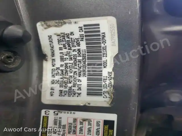 2006 Toyota Corolla 1NXBR32E46Z685111 — hoton gwanjo Copart na 12