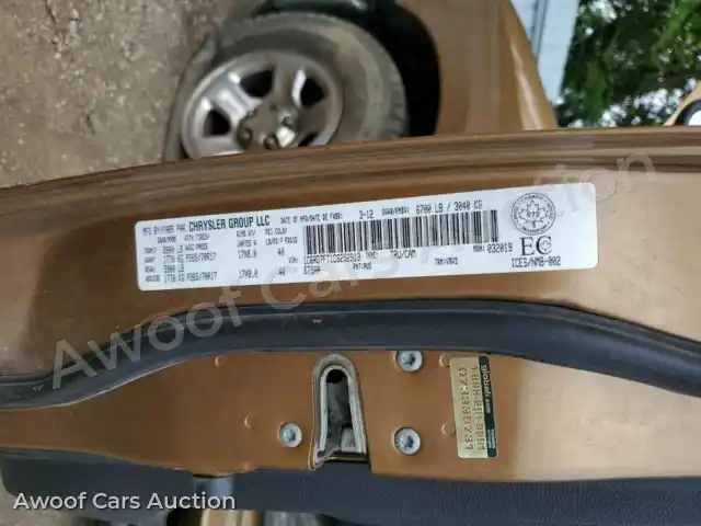 2012 Dodge RAM 1500 1C6RD7FT1CS252913 — hoton gwanjo Copart na 12