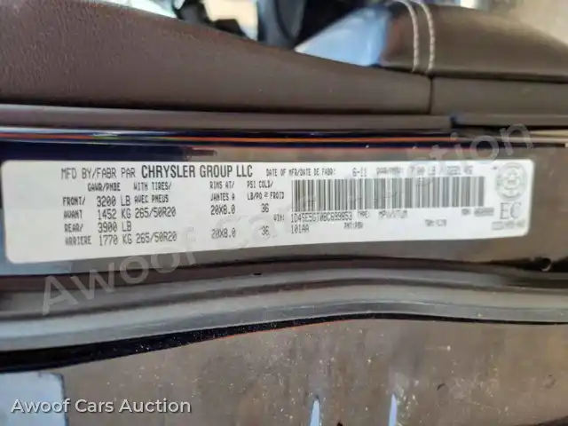 2011 Dodge Durango 1D4SE5GT0BC699853 — Copart auction photo 13
