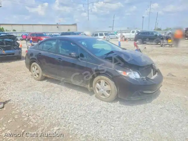 2013 Honda Civic 19XFB2F53DE006598 — Copart auction photo 4