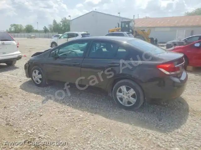 2013 Honda Civic 19XFB2F53DE006598 — Copart auction photo 2