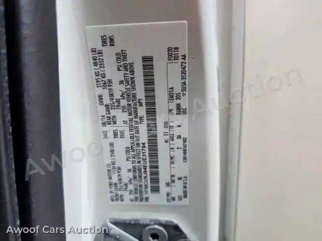 2014 Ford Escape 1FMCU9J94EUE31794 — Copart auction photo 13