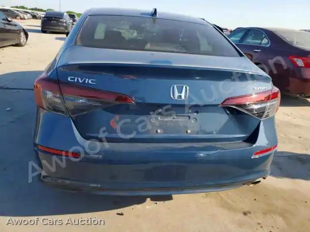 2025 Honda Civic 2HGFE2F54SH566558 — Copart auction photo 6