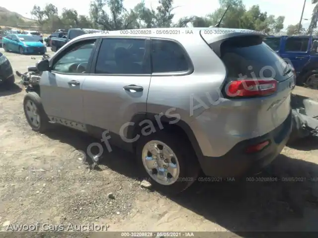 2016 Jeep Cherokee 1C4PJLAB0GW291345 — Iaai auction photo 3