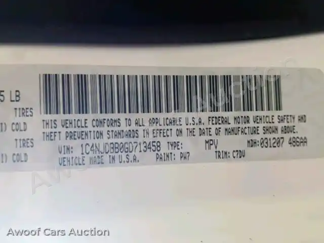 2016 Jeep Compass Sport 1C4NJDBB0GD713458 — hoton gwanjo Copart na 10