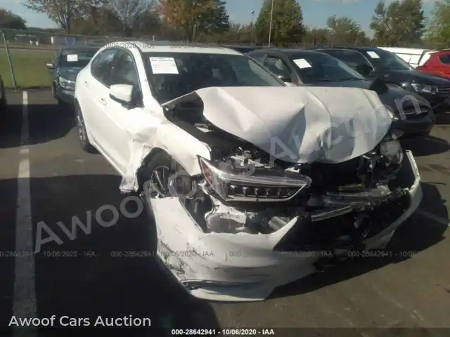 2020 Acura TLX 19UUB1F37LA016859 — Iaai auction photo 1
