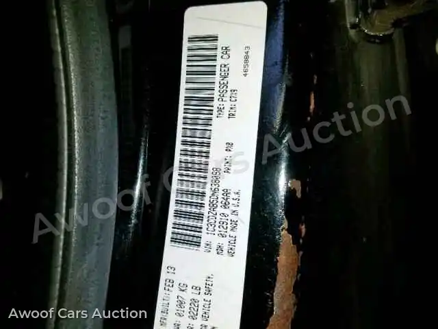 2013 Dodge Avenger 1C3CDZAB5DN638098 — Copart auction photo 10