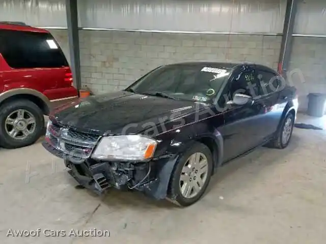 2013 Dodge Avenger 1C3CDZAB5DN638098 — Copart auction photo 2