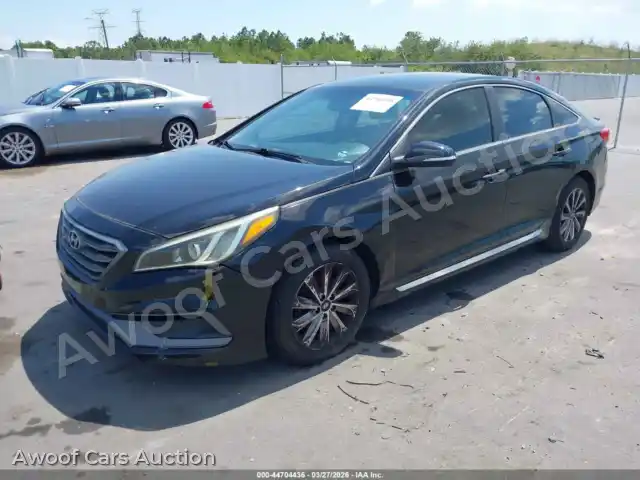 2016 Hyundai Sonata 5NPE34AF8GH423090 — Iaai auction photo 2