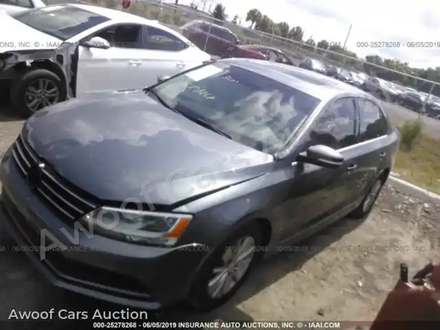 2015 Volkswagen Jetta 3VWLA7AJ8FM414480 — Iaai auction photo 2