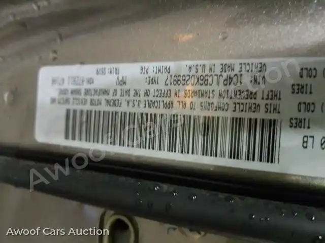 2019 Jeep Grand Cherokee 1C4PJLCB6KD269917 — Manheim auction photo 6