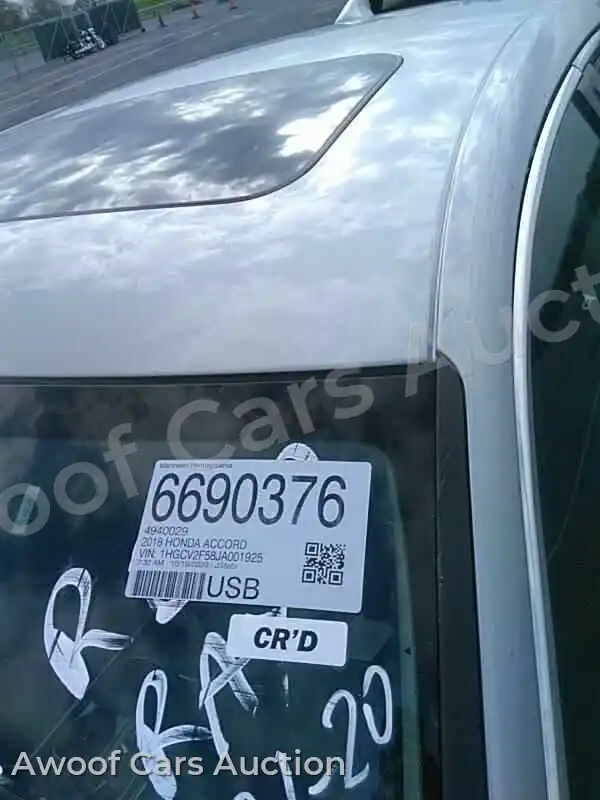 2018 Honda Accord 1HGCV2F58JA001925 — hoton gwanjo Manheim na 16