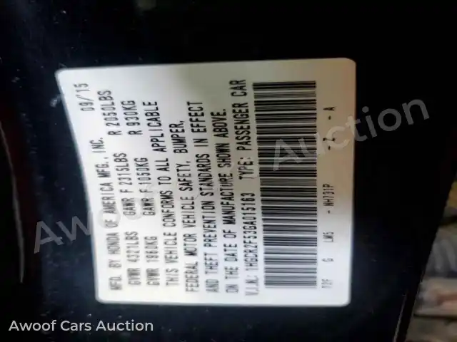 2016 Honda Accord 1HGCR2F53GA015163 — Copart auction photo 13