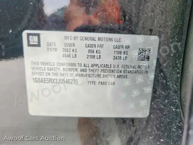 2018 Cadillac ATS 1G6AE5RX2J0146276 — Copart auction photo 12