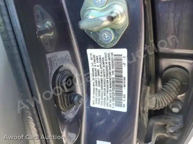 2016 Honda Civic 19XFC2F72GE028613 — Copart auction photo 12