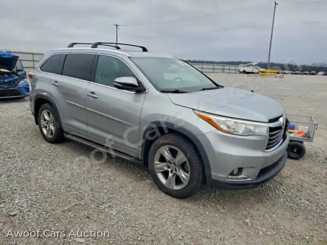 2015 Toyota Highlander 5TDDKRFHXFS168523 — Copart auction photo 4
