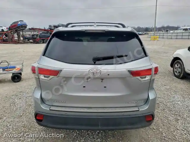 2015 Toyota Highlander 5TDDKRFHXFS168523 — Copart auction photo 6