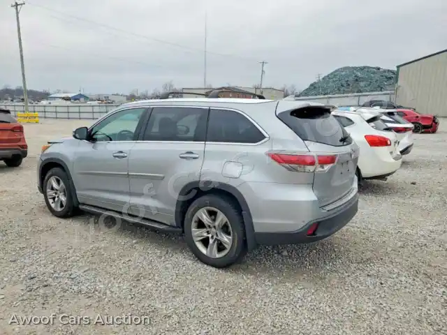 2015 Toyota Highlander 5TDDKRFHXFS168523 — Copart auction photo 2