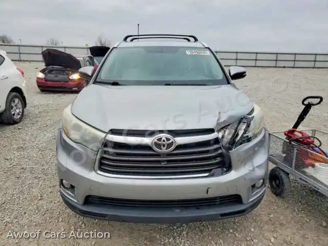 2015 Toyota Highlander 5TDDKRFHXFS168523 — Copart auction photo 5