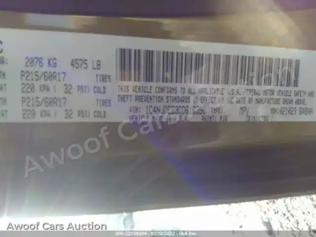 2012 Jeep Compass 1C4NJDEB3CD616390 — Iaai auction photo 9