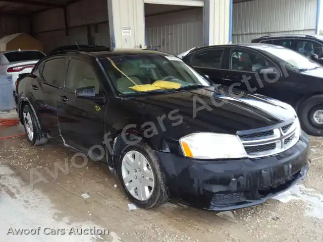 2012 Dodge Avenger 1C3CDZAB5CN213916 — photo 1 de la vente Copart
